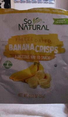 Banana Freeze Dried Crisps, Banana