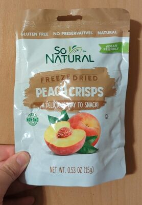 Freeze Dried Peach Crisps, Peach