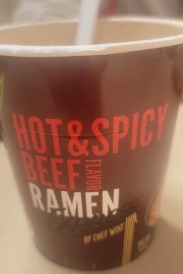 Hot & Spicy Beef Flavor Ramen, Hot & Spicy Beef