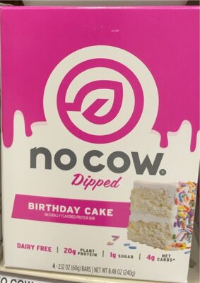 Birthday Cake Dipped Protein Bars, Birthday Cake