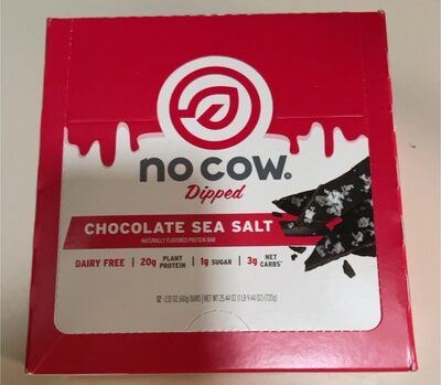 Chocolate Sea Salt Dipped Protein Bars, Chocolate Sea Salt