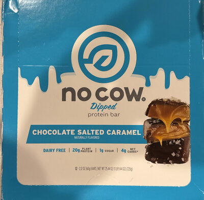 Chocolate Salted Caramel Dipped Protein Bars, Chocolate Salted Caramel