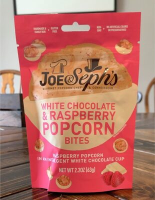 White Chocolate & Raspberry Popcorn Bites, White Chocolate & Raspberry