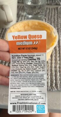 Medium Yellow Queso, Medium Yellow