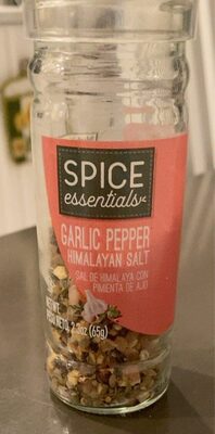 Spice Essentials Himalayan Salt Garlic Pepper, 2.3 Oz