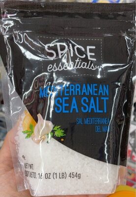 Spice Essentials Mediterranean Sea Salt, 16 Oz