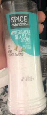 Spice Essentials Mediterranean Sea Salt Crystals, 12 Oz