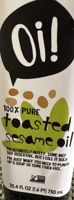 Toasted 100% Pure Sesame Oil, Toasted