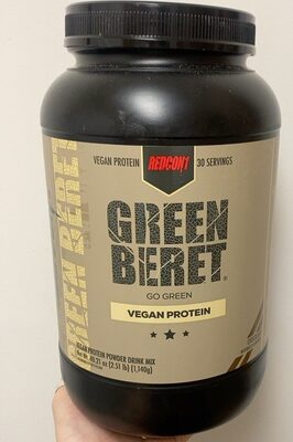 Green Beret Vegan Protein Powder Drink Mix, Chocolate, Chocolate