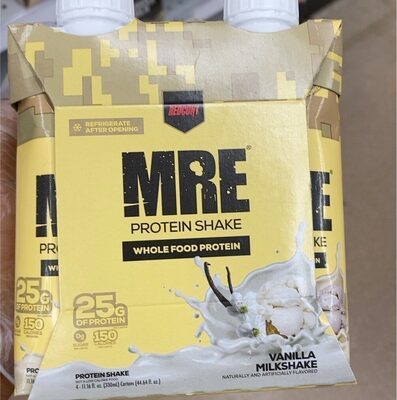 Whole Food Protein Shake, Vanilla Milkshake, Vanilla Milkshake