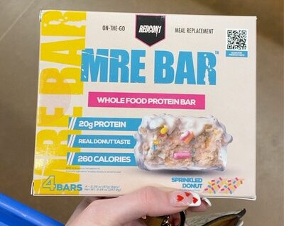 Sprinkled Donut Whole Food Protein Bars, Sprinkled Donut