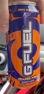 Orange Vibe Zero Sugar Energy Drink, Orange Vibe