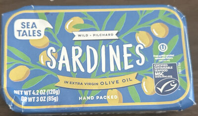 Wild Pilchard Sardines In Extra Virgin Olive Oil, Extra Virgin Olive Oil