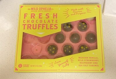 Fresh Chocolate Truffles, Mexican Vanilla, Wild Strawberry, Raspberry And Sea Salt Caramel