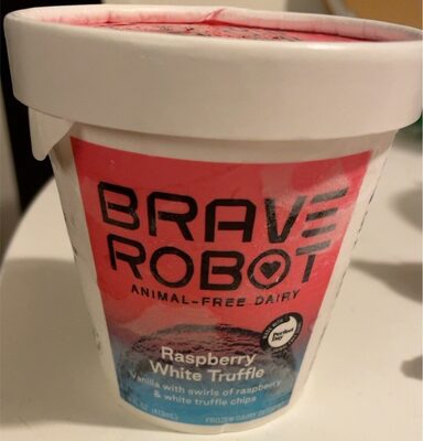 Raspberry White Truffle Chips Frozen Dairy Dessert, Raspberry White Truffle Chips