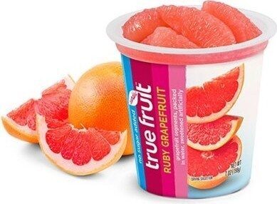Grapefruit Segments In Water, Ruby Grapefruit, Ruby Grapefruit