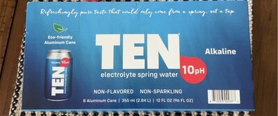 10 Ph Alkaline Electrolyte Spring Water