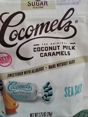 Sea Salt Coconut Milk Caramels, Sea Salt