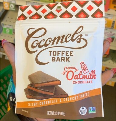 Creamy Oatmilk Chocolate & Crunchy Toffee Bark, Creamy Oatmilk Chocolate & Crunchy