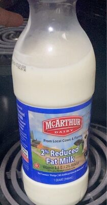 2% Reduced Fat Milk