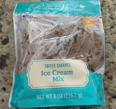 Toffee Caramel Ice Cream Mix, Toffee Caramel