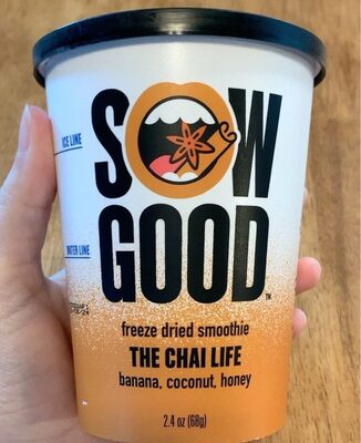The Chai Life Banana, Coconut, Honey Freeze Dried Smoothie, The Chai Life