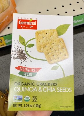 Organic Crackers, Quinoa & Chia Seeds