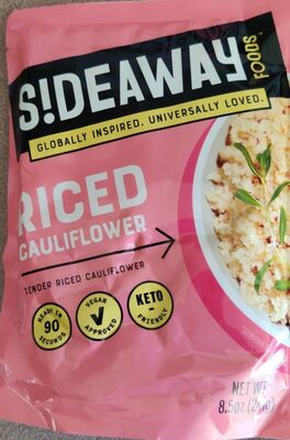 S!Deaway Foods Riced Cauliflower, 8.5 Oz