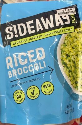 S!Deaway Foods Riced Broccoli, 8.5 Oz
