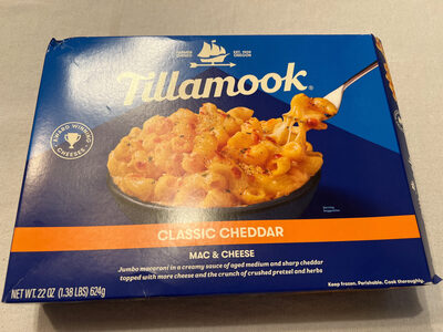 Classic Cheddar Jumbo Macaroni In A Creamy Sauce Of Aged Medium And Sharp Cheddar Topped With More Cheese And The Crunch Of Crushed Pretzel And Herbs Mac & Cheese, Classic Cheddar