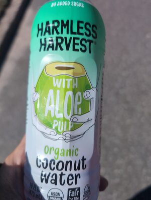 Organic Coconut Water With Aloe Pulp, Aloe Pulp