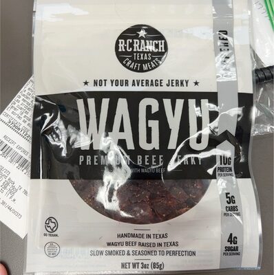 Peppered Wagyu Premium Beef Jerky, Peppered