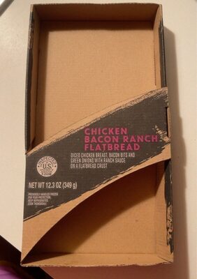 Chicken Bacon Ranch Flatbread, Chicken; Bacon