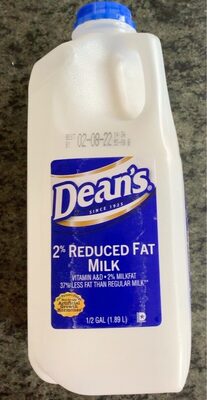 2% Reduced Fat Milk