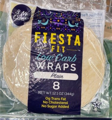 Plain Low Carb Wraps, Plain
