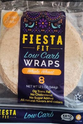 Whole Wheat Low Carb Wraps, Whole Wheat