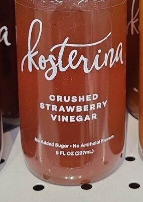Crushed Strawberry Vinegar, Crushed Strawberry