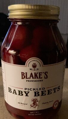 Pickled Baby Beets, Pickled
