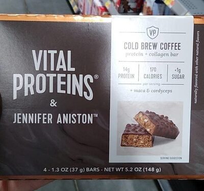 Cold Brew Coffee Protein And Collagen Bar, Cold Brew Coffee