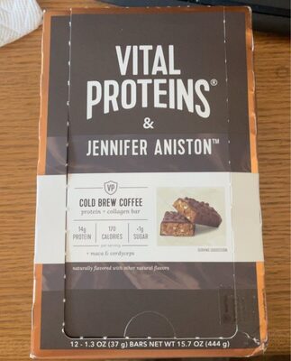Cold Brew Coffee Protein And Collagen Bars, Cold Brew Coffee