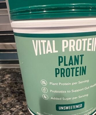 Unsweetened Plant Protein Powder
