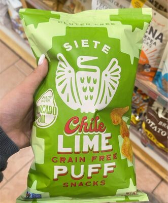 Chile Lime Grain Free Puff Snacks, Chile Lime