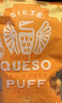 Queso Grain Free Puff Snacks, Queso