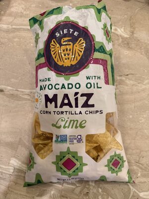 Lime Maiz Totopos Corn Tortilla Chips, Lime
