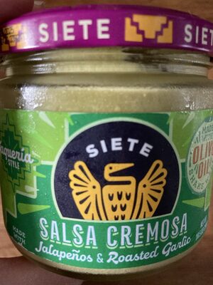 Jalapenos & Roasted Garlic Salsa Cremosa, Jalapenos & Roasted Garlic