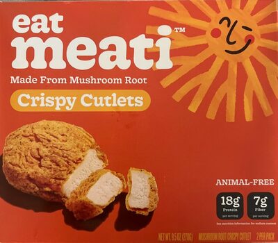 Mushroom Root Protein Crispy Cutlets, Mushroom Root