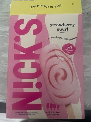 Swedish-Style Strawbr Swirl Flavor Frozen Dessert
