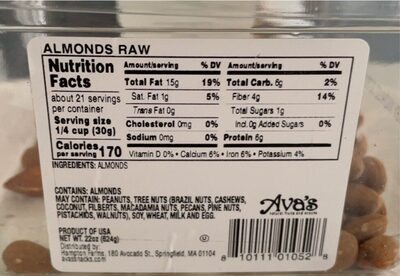 Natural Raw Almonds
