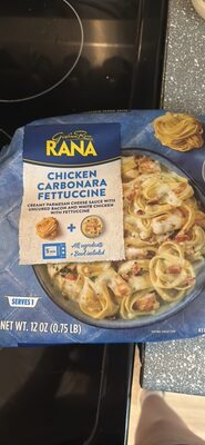 Chicken Carbonara Fettuccine Creamy Parmesan Cheese Sauce With Uncured Bacon And White Chicken, Chicken Carbonara Fettuccine