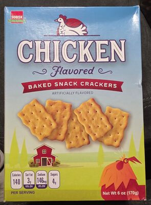 Chicken Baked Snack Crackers, Chicken